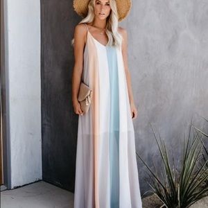 Color Block Maxi